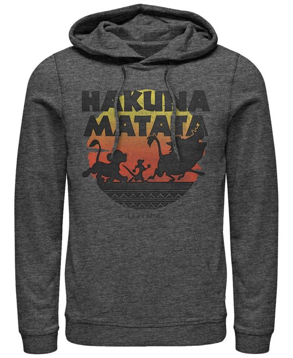 激安ブランド ディズニー メンズ パーカー スウェット アウター Men S Lion King Hakuna Matata Sunset Pullover Hoodie Dark Gray 100 の保証 Lecashargarepica Com
