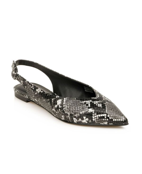 人気ブランド 楽天市場 ランページ レディース パンプス シューズ Women S Blaine Slingback Flats Gray Snake Revida 楽天市場店 魅了 Lexusoman Com