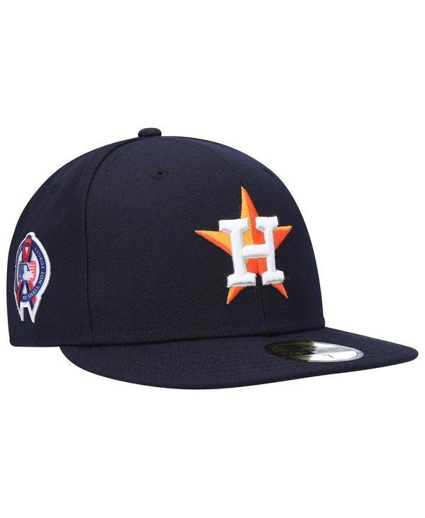 ニューエラ メンズ アクセサリー 帽子 New Era Men's Navy Houston Astros 9/11 Memorial Side Patch 59Fifty Fitted Hat Navy ネイビー|ReVida 店