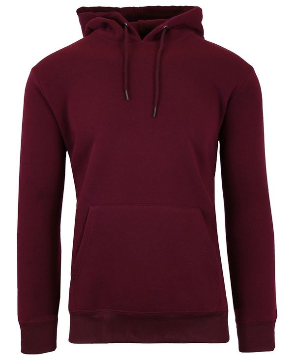 ギャラクシーバイハルビック メンズ アウター パーカー・スウェット フリース パーカー Galaxy By Harvic Men's Slim-Fit Fleece-Lined Pullover Hoodie Burgundy バーガンディ｜ReVida 店