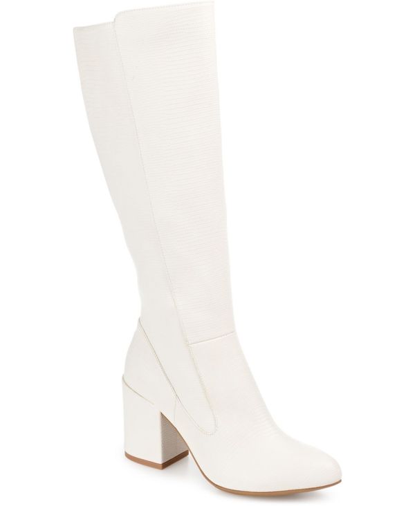 ジュルネ コレクション レディース シューズ ブーツ・レインブーツ Journee Collection Women's Tavia Boots White ホワイト｜ReVida 店