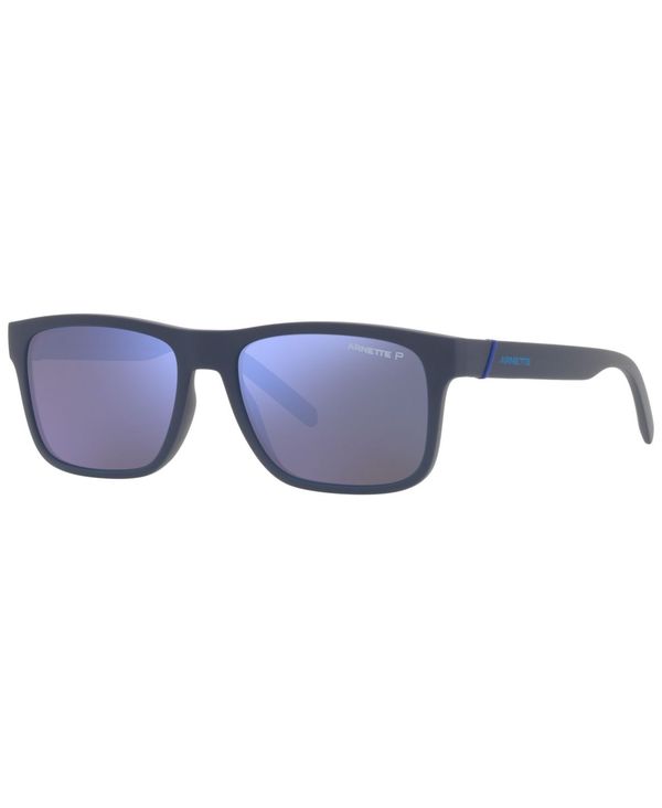 アーネット レディース サングラス・アイウェア アクセサリー Unisex Polarized Sunglasses AN4298 BANDRA 55 Matte Navy Blue