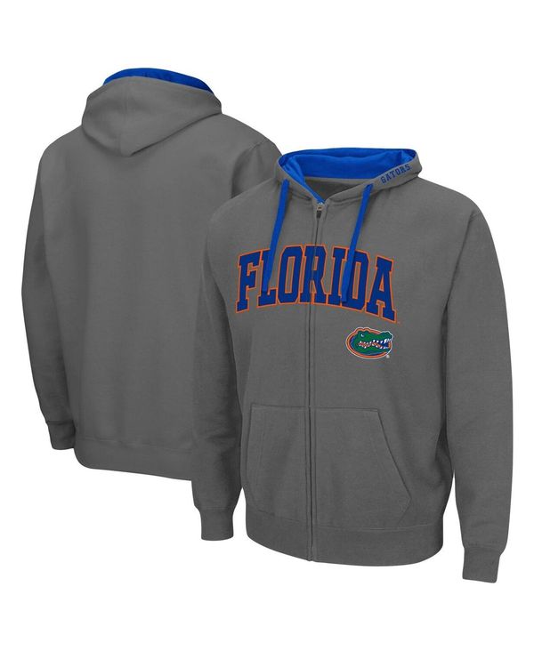 コロシアム メンズ アウター パーカー・スウェット トール パーカー Colosseum Men's Charcoal Florida Gators Big and Tall Full-Zip Hoodie Charcoal チャコール