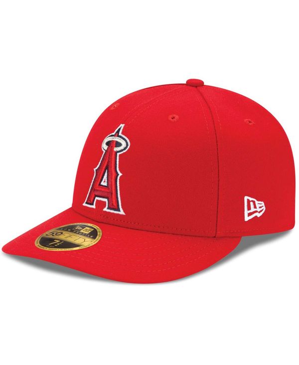 ニューエラ メンズ アクセサリー 帽子 キャップ New Era Los Angeles Angels Alt Authentic Collection On-Field Low Profile 59FIFTY Fitted Cap Red レッド|ReVida 店