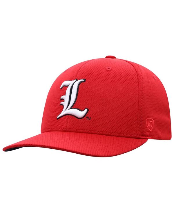 トップオブザワールド メンズ アクセサリー 帽子 ロゴ Top of the World Men's Red Louisville Cardinals Reflex Logo Flex Hat Red レッド｜ReVida 店 8,386円