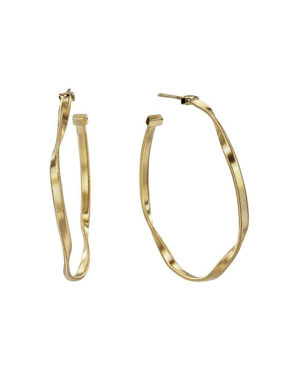 無料長期保証 楽天市場 マルコ ビチェゴ レディース ピアス イヤリング アクセサリー 18k Yellow Gold Marrakech Twisted Medium Hoop Earrings Gold Revida 楽天市場店 安いそれに目立つ Www Kioskogaleria Com