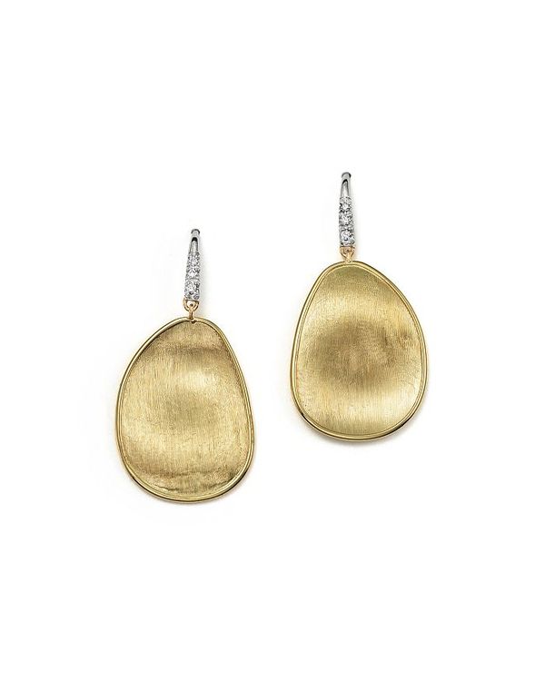 マルコ ビチェゴ レディース アクセサリー ピアス・イヤリング Marco Bicego 18K Yellow Gold and Diamond Lunaria Drop Earrings Gold ゴールド