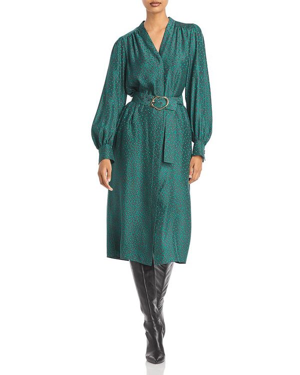 レディースファッション ワンピース 新作 Wintergreen Dress Belted Silk Clementine トップス ワンピース レディース ラファイエットワンフォーエイト Coloradomaternalmentalhealth Org