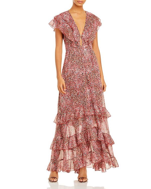 サビーナ ムサエフ レディース ワンピース トップス Raven Ruffled Maxi Dress Ginger Consyrsa Com