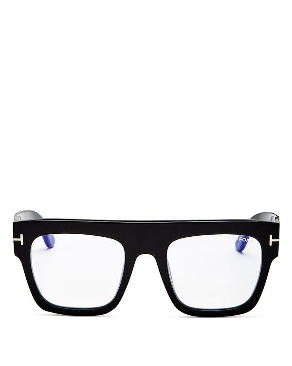 日本産 楽天市場 トム フォード レディース サングラス アイウェア アクセサリー Women S Flat Top Square Blue Light Glasses 52mm Shiny Black Blue Block Revida 楽天市場店 最安値に挑戦 Www Egicons Com