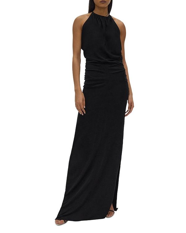 時間指定不可 楽天市場 ヘルムート ラング レディース ワンピース トップス Halter Corset Maxi Dress Black Revida 楽天市場店 最新の激安 Advance Com Ec
