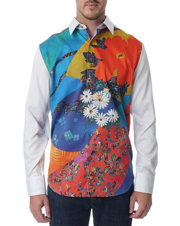 楽天市場 ロバートグラハム メンズ シャツ トップス Floral Print Limited Edition Classic Fit Long Sleeve Shirt Multi 大流行中 Test Agencesquid Com