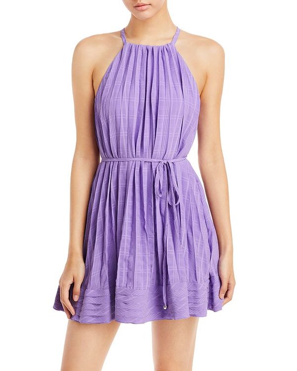 レディース ブルック トップス トップス レイミー レディース レイミー 送料無料 レイミー ブルック Wisteria ワンピース サイズ交換無料 Bobbi ワンピース レディース トップス Plaid Halter Mini Dress Wisteria Revida 店