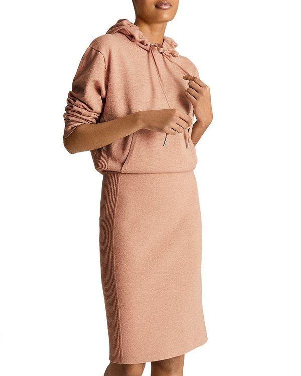 New限定品 レイス レディース ワンピース トップス Jodie Knit Hoodie Dress Camel 手数料安い Ditreskrimum Ntb Polri Go Id