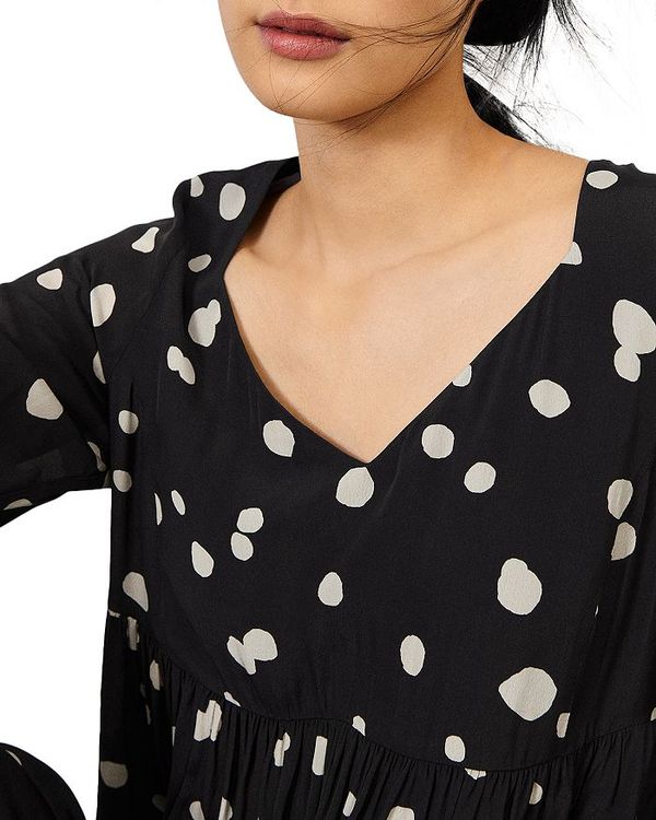 バッシュ レディース ワンピース トップス Dalia Mini Dress Carbone Winkers Co Uk