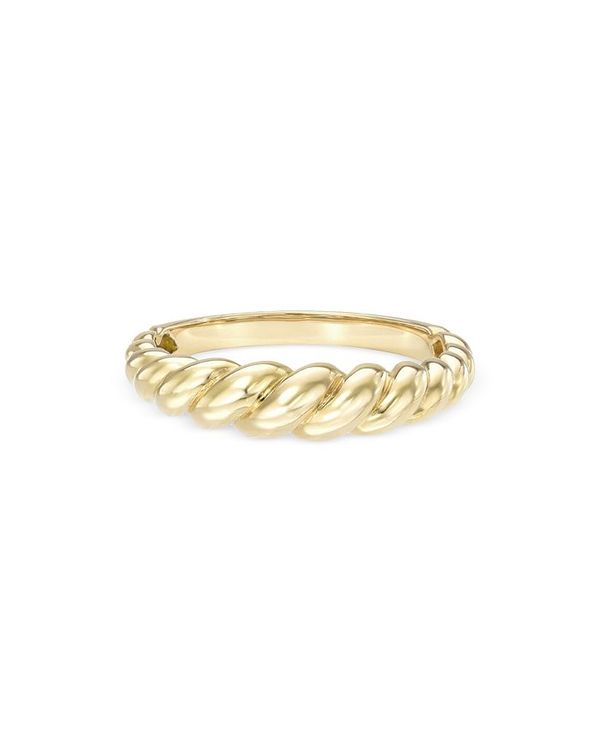 ゾエレフ レディース アクセサリー リング Zoe Lev 14K Yellow Gold Gradient Twist Ring Gold ゴールド