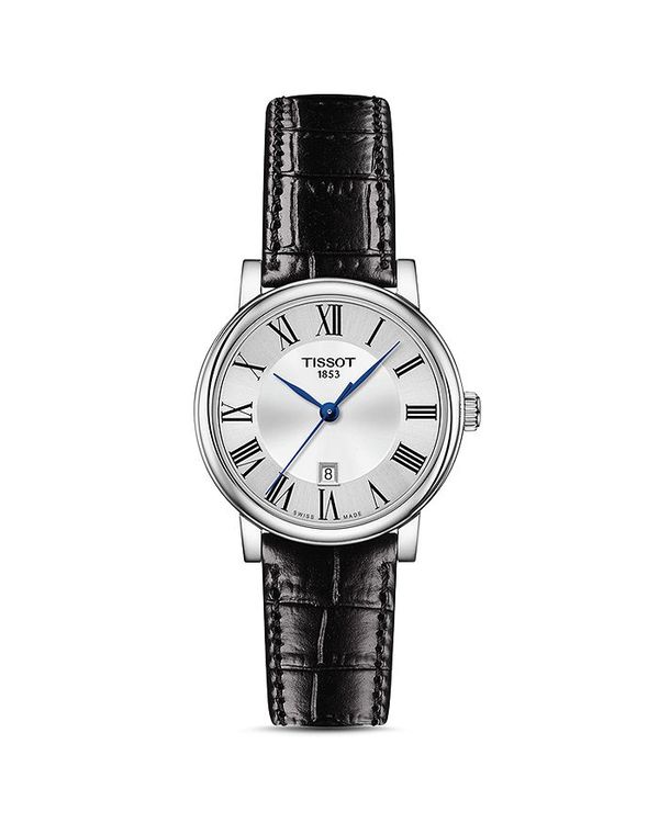 ティソット レディース アクセサリー 腕時計 Tissot Carson Premium Lady Watch 30mm Silver/Black ブラック