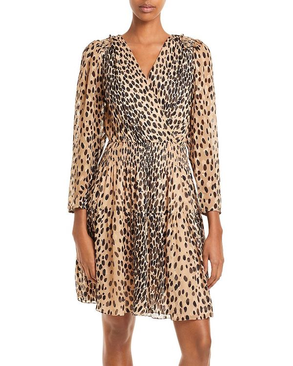 レベッカテイラー レディース ワンピース トップス Pebble Leopard Dress Golden Combo Pghintheround Com