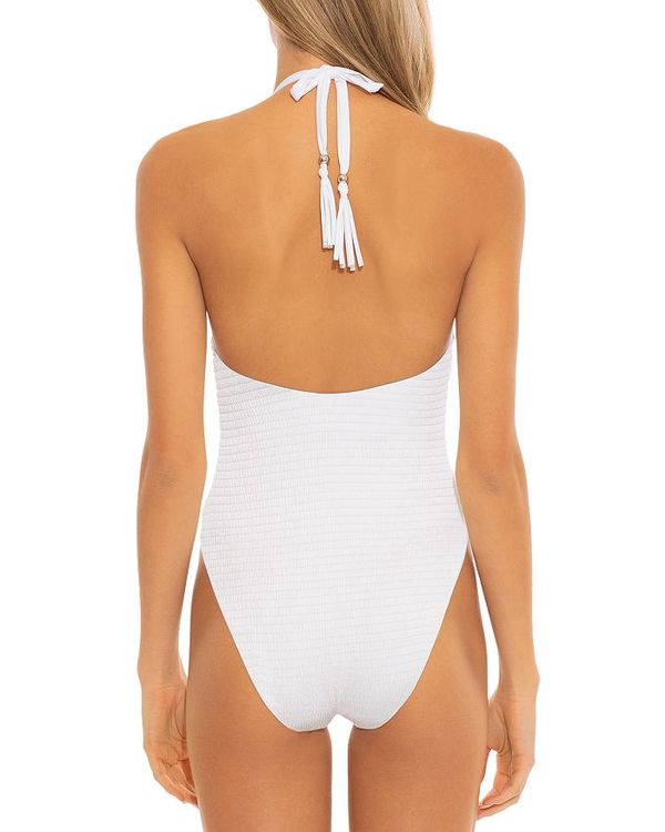 イザベラローズ レディース 上下セット 水着 Maza Textured One Piece Swimsuit White Liceochiloe Cl