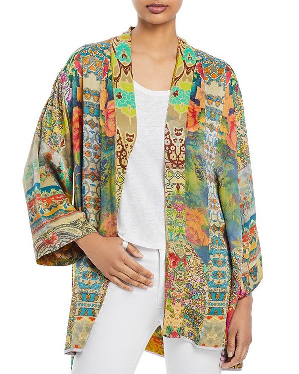 激安ブランド 楽天市場 ジョニーワズ レディース ジャケット ブルゾン アウター Cameron Kimono Jacket Multi Revida 楽天市場店 人気ショップが最安値挑戦 Opensystem Cl