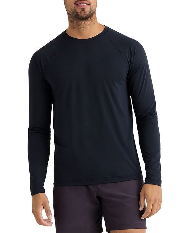 ローヌ メンズ トップス シャツ Tシャツ Rhone Reign Long Sleeve Tee Black ブラック