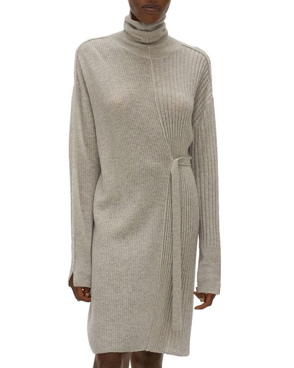 レディースファッション ワンピース 気質アップ Mist Silver Dress Sweater Turtleneck トップス ワンピース レディース ラング ヘルムート Mars Kay Com