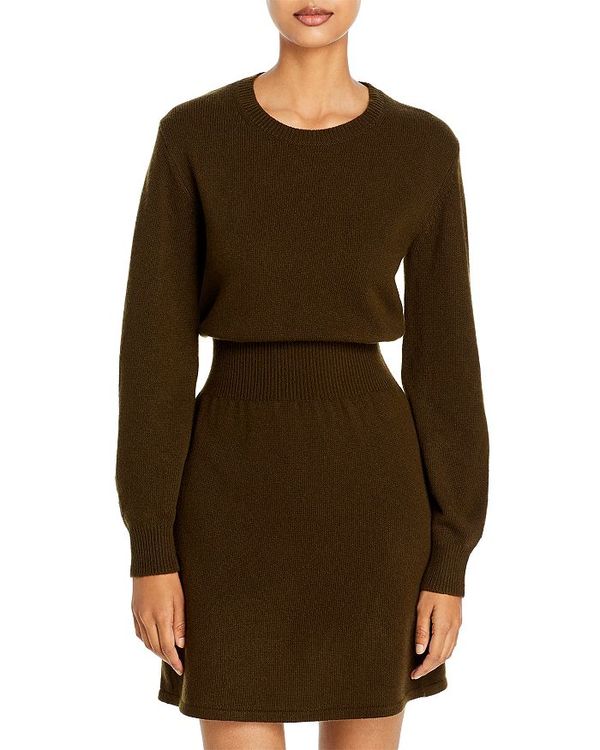 激安特価 セオリー レディース ワンピース トップス Wool Cashmere Sweater Dress Military 安い購入 Fiker Org