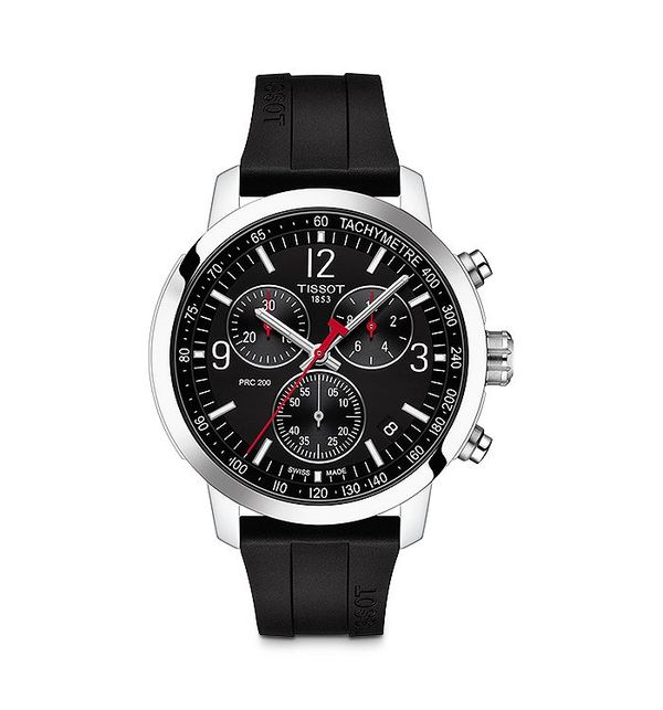 ティソット レディース アクセサリー 腕時計 Tissot PRC 200 Chronograph 43mm Black ブラック