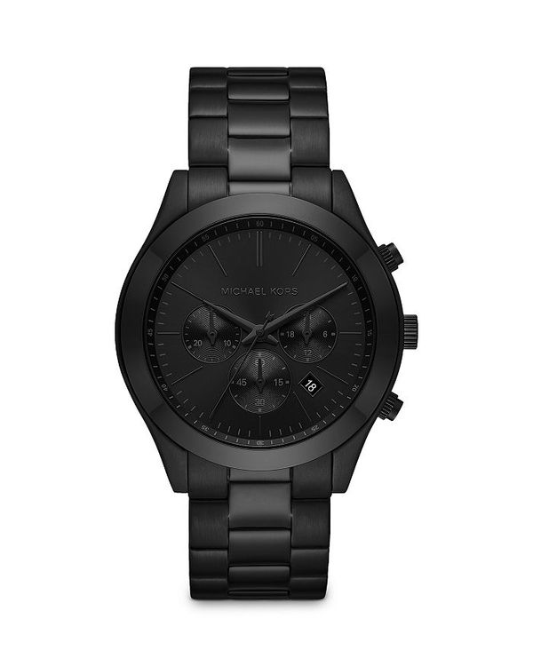 安い マイケルコース メンズ 腕時計 アクセサリー Slim Runway Chronograph 44mm Black Black Revida 店 通販サイトの商品の価格を比較 Thedestinytourss Com