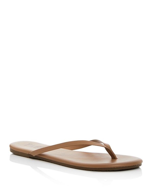 ティキーズ レディース シューズ サンダル レザー TKEES Women's Foundations Leather Flip-Flops Cocobutter