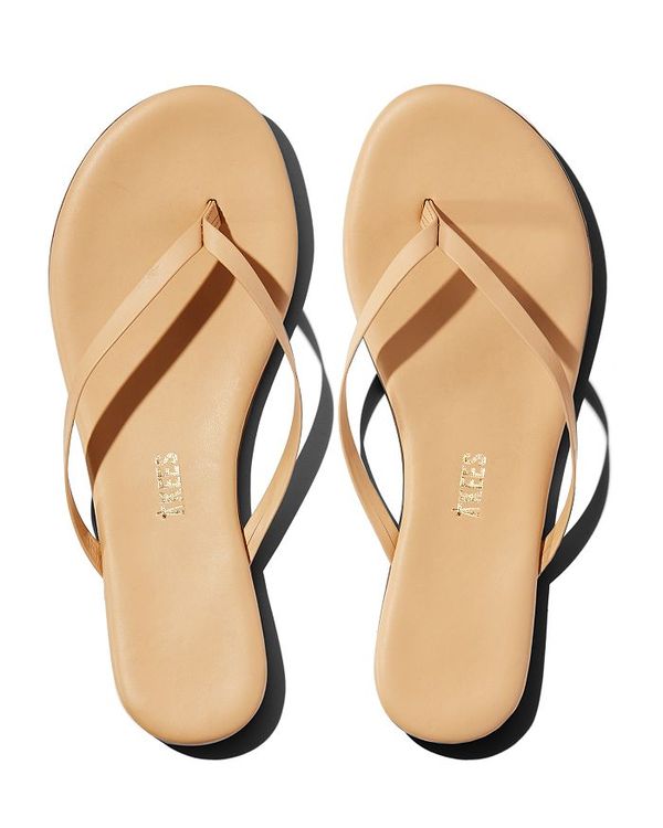 ティキーズ レディース シューズ サンダル レザー TKEES Women's Foundations Leather Flip-Flops Sunkissed