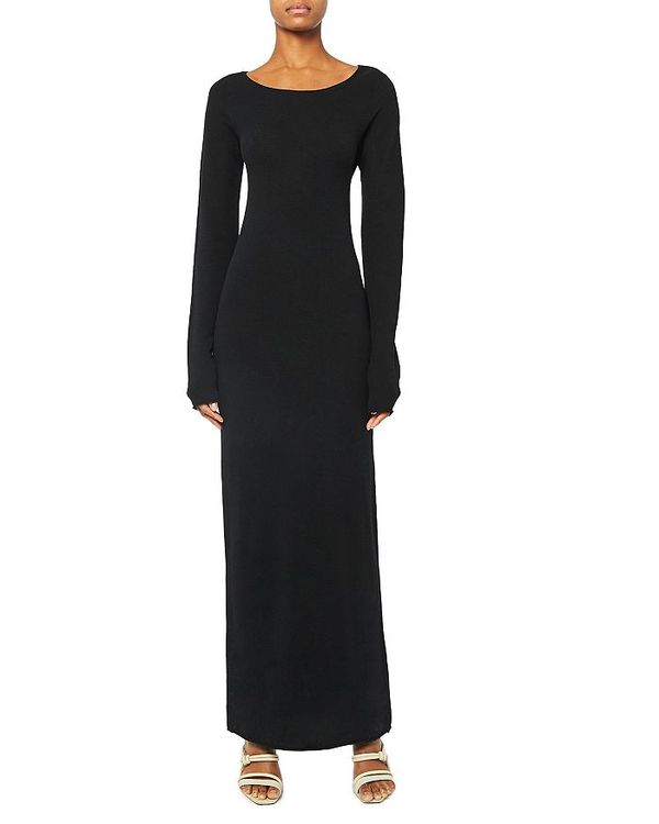 残りわずか ヘルムート ラング レディース ワンピース トップス Twist Maxi Dress Black 気質アップ Nlsbanking Com