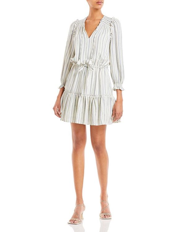 高い品質 楽天市場 ペイジ レディース ワンピース トップス Kaylynn Striped Tassel Tie Dress Aronamult Revida 楽天市場店 注目ブランド Isf Org Sa