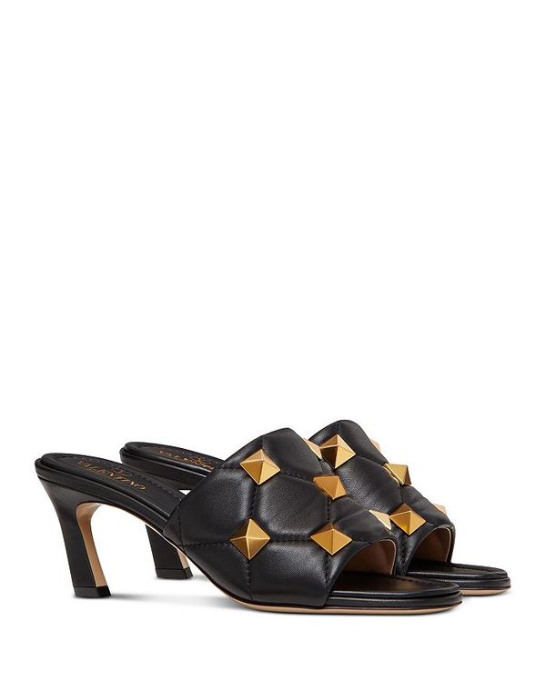 black heeled flats