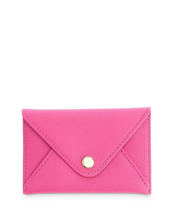 春の新作 ロイス メンズ 財布 アクセサリー Leather Envelope Card Case Bright Pink：ReVida  店 高額クーポン配布中