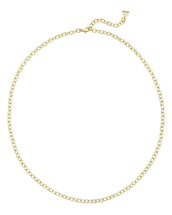 テンプル セント クレア レディース アクセサリー ネックレス・チョーカー・ペンダントトップ レース Temple St. Clair 18K Yellow Gold Oval Link Chain Necklace 24\