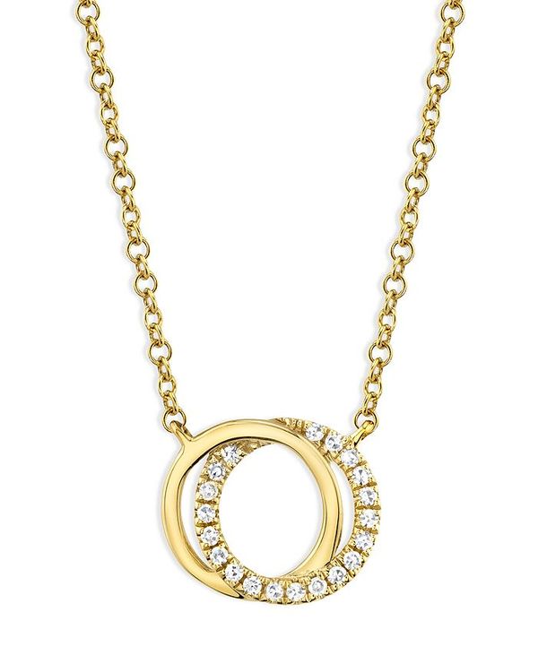 ムーン & メドウ レディース アクセサリー ネックレス・チョーカー・ペンダントトップ レース Moon & Meadow 14K Yellow Gold Diamond Love Knot Pendant Necklace 18\