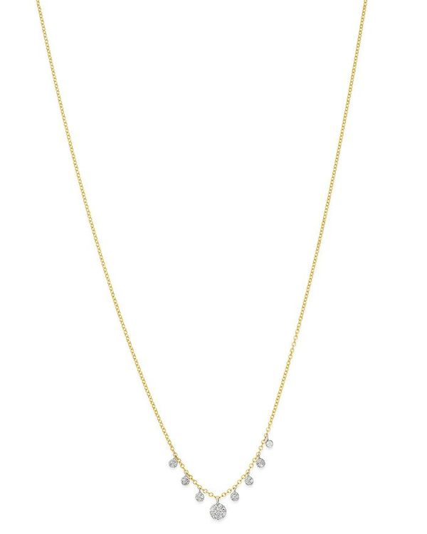 メイラティ レディース アクセサリー ネックレス・チョーカー・ペンダントトップ レース Meira T 14K Yellow & White Gold Diamond Multi Disc Pendant Necklace 18\