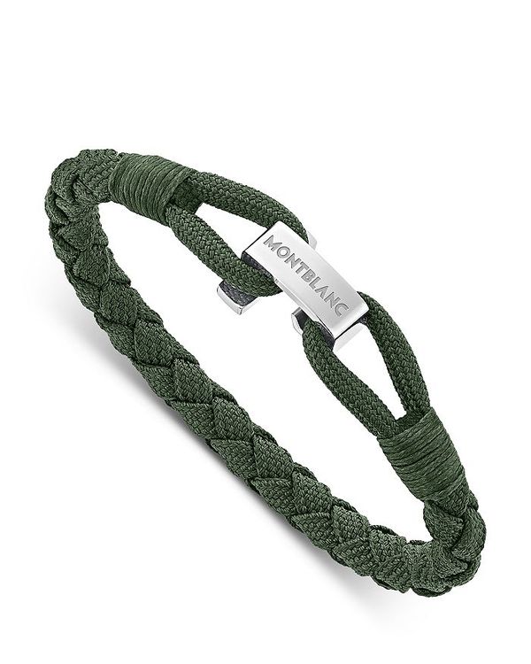 モンブラン メンズ ブレスレット・バングル・アンクレット アクセサリー Wrap Me Bracelet Green