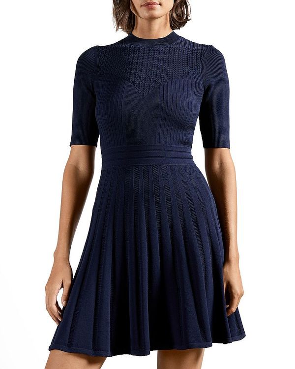 保障できる 楽天市場 テッドベーカー レディース ワンピース トップス Olivinn Stitch Detail Dress Navy Revida 楽天市場店 最終値下げ Caronova Sa Com