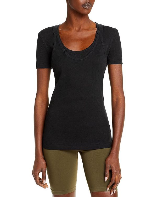 超美品 ヘルムート ラング レディース シャツ トップス Ribbed Halter Tee Basalt Black Revida 店 限定価格セール Haringeylawcentre Org Uk