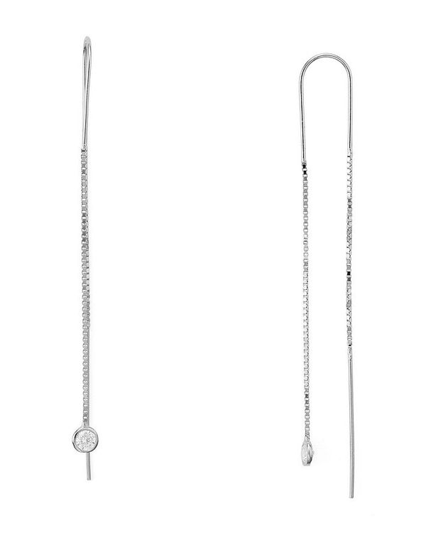 アクア レディース アクセサリー ピアス・イヤリング AQUA Sterling Silver Dangling Threader Earrings - 100% Exclusive Silver シルバー 8,506円
