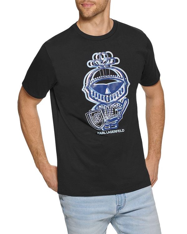人気no 1 本体 カール ラガーフェルド メンズ Tシャツ トップス Pima Karl Armor Graphic Tee Black ブランドショッパー付き Banjarmasin Kalsel Polri Go Id