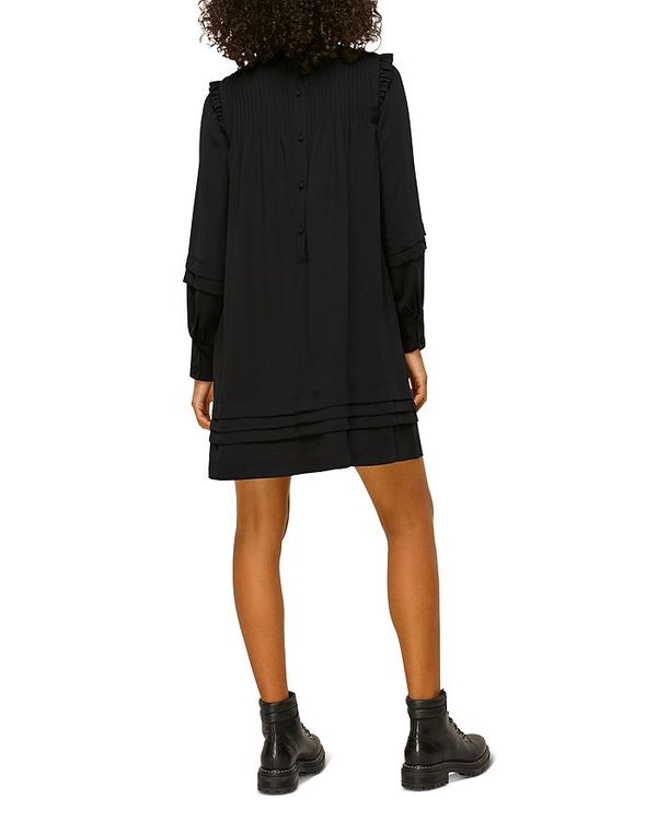 高質で安価 ホイッスルズ レディース ワンピース トップス Pintuck Mini Dress Black 新版 Consorziosicof It