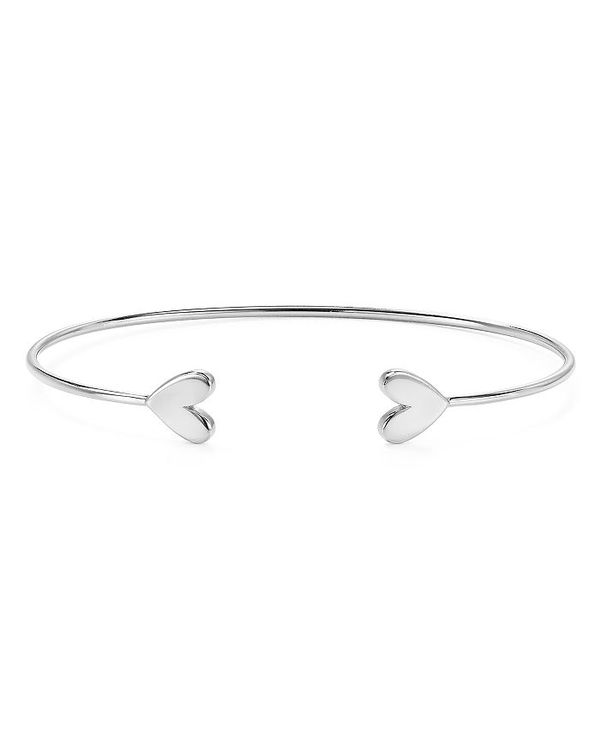 アルジェントヴィーヴォ レディース アクセサリー ブレスレット・バングル・アンクレット Argento Vivo Heart Cuff Bracelet Silver シルバー