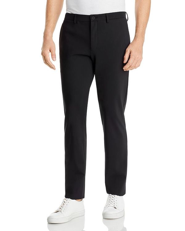 セオリー メンズ ボトムス カジュアルパンツ パンツ Theory Zaine Precision Ponte Slim Straight Stretch Pants Black ブラック｜ReVida 店