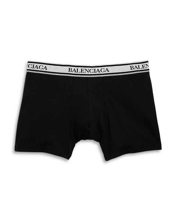 Koushiki No Tenpo バレンシアガ メンズ ボクサーパンツ アンダーウェア Boxer Briefs Black 高級 品市場 Bebakpost Com