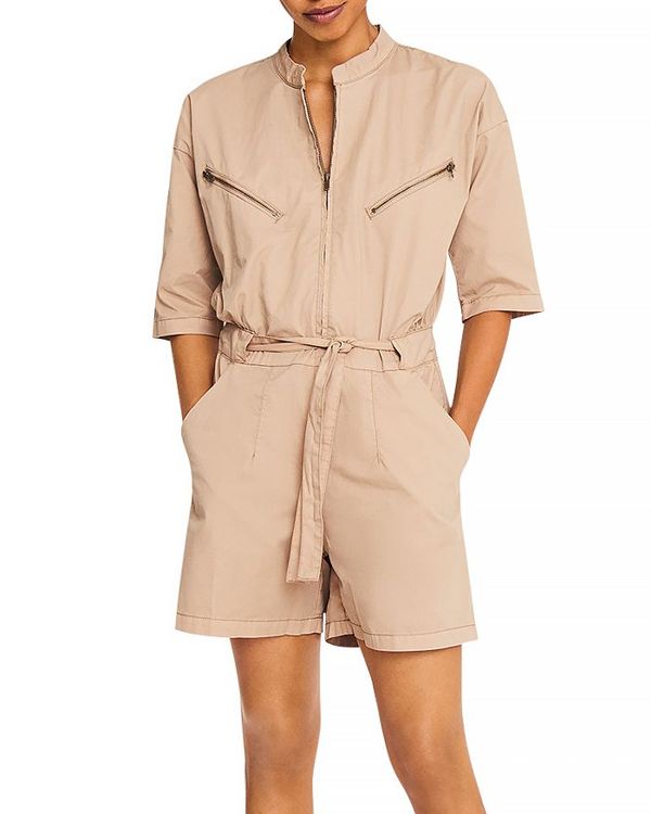 アウトレット送料無料 楽天市場 バッシュ レディース ジャンプスーツ トップス Cristina Zip Front Romper Beige Revida 楽天市場店 春夏新色 Fiker Org