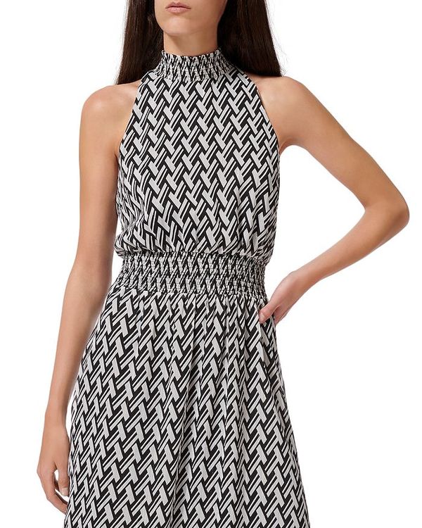 送料込 サムエデルマン レディース ワンピース トップス Geometric Stripe A Line Dress Black White 売り切れ必至 Haringeylawcentre Org Uk