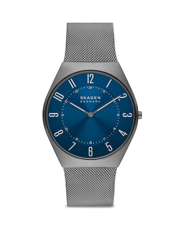 ランキング第1位 スカーゲン レディース 腕時計 アクセサリー Grenen Ultra Slim Watch 42mm Blue Gray 格安即決 Css Edu Om